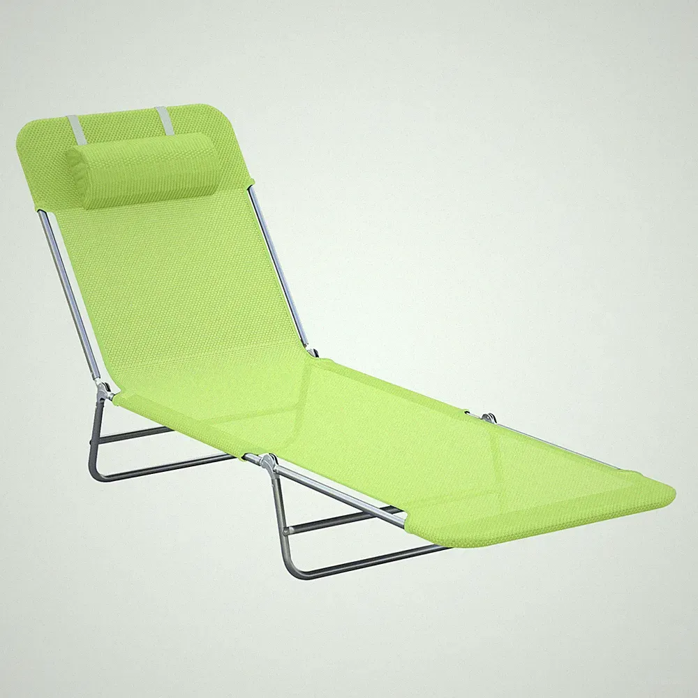 Folding Chaise Lounge Pool Chair Outdoor Sun Tanning Chairs for Beach Yard Patio