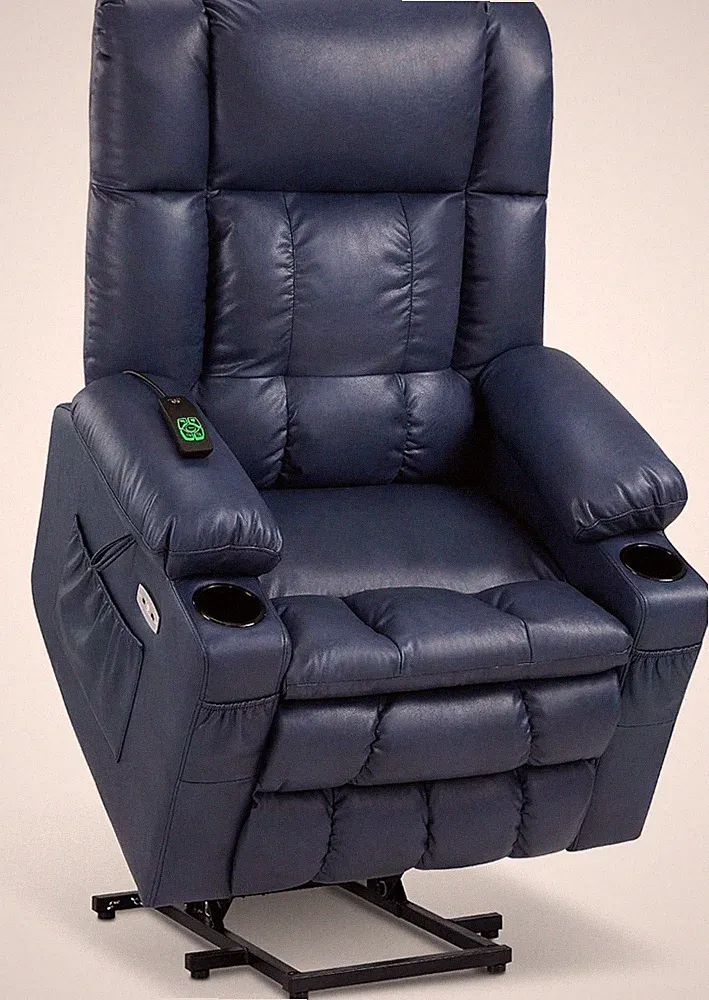 Large Power Lift Recliner Chair with Heat & Massage for Tall Seniors