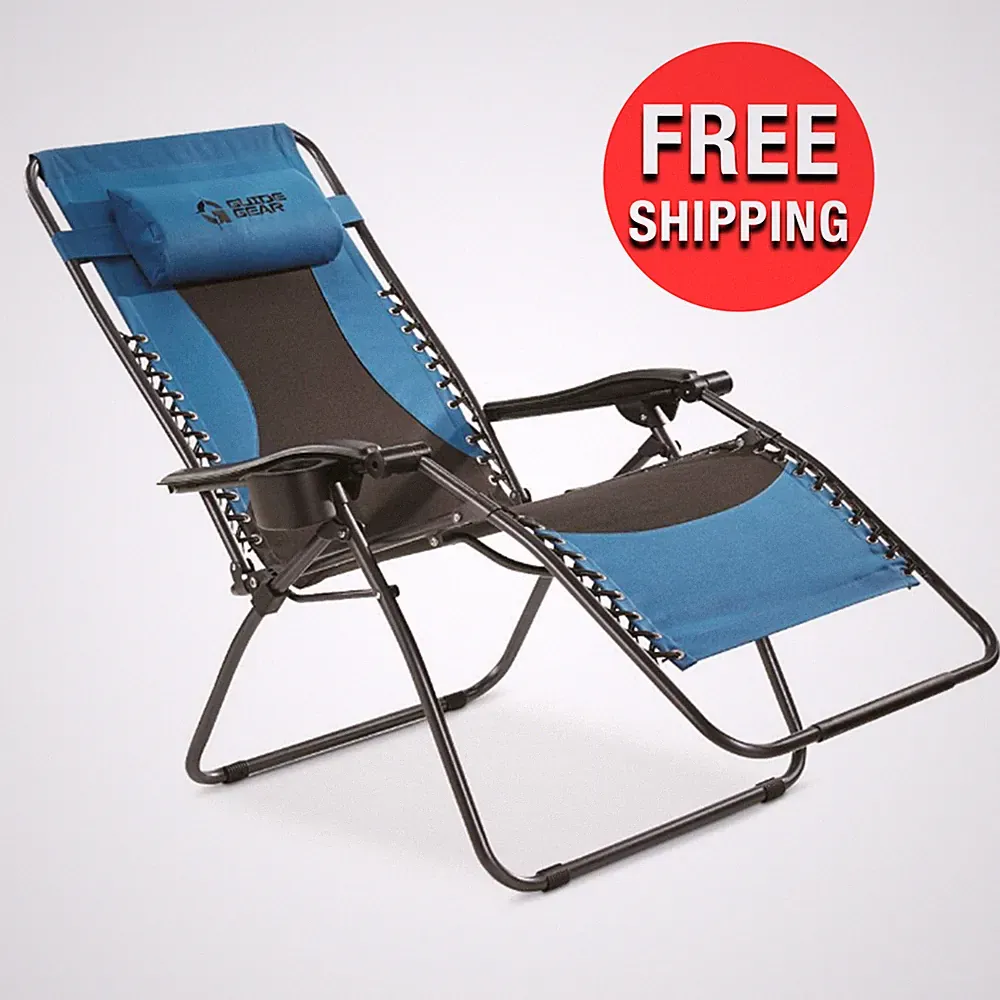Oversized Reclining Chair 500 lb. Capacity Camping Fishing Sports Outdoor Events